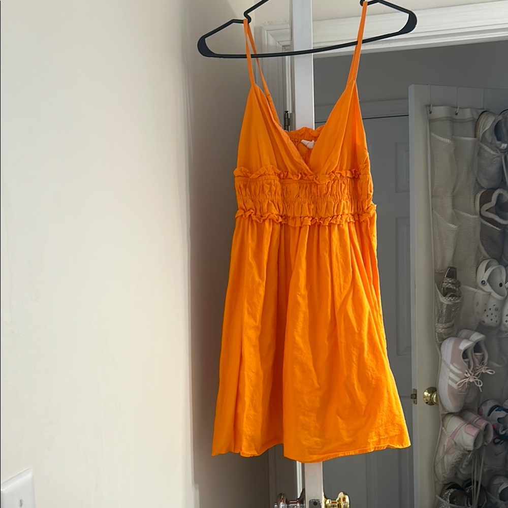 Bright Orange Sundress